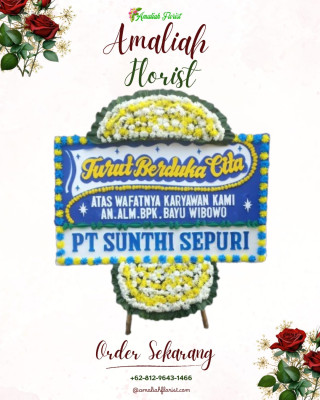 Papan Bunga Duka di Kwitang