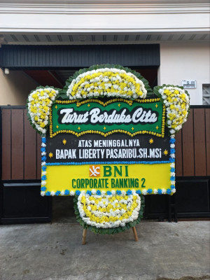 Papan Bunga Duka di Kwitang
