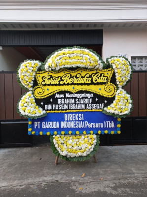 Papan Bunga Duka di Kwitang