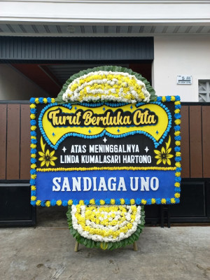 Papan Bunga Duka di Kwitang